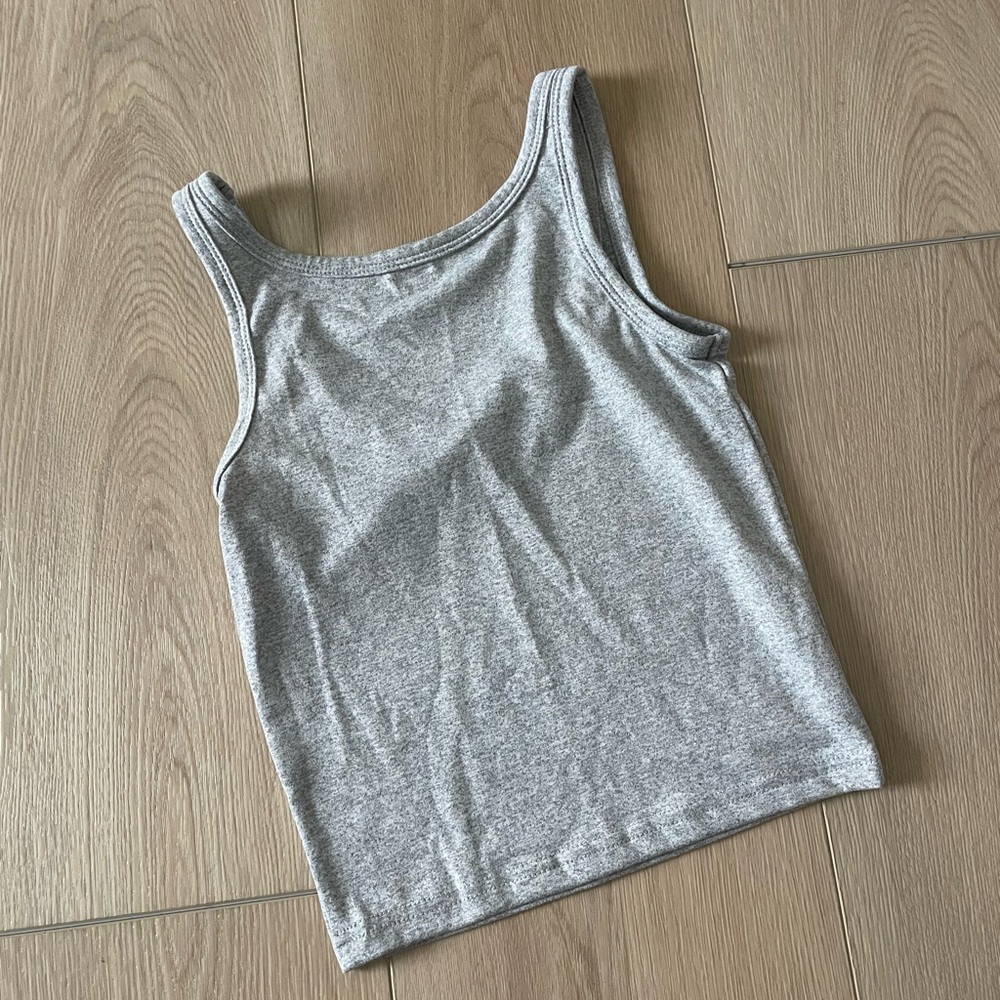 💫 basic grey tank top - Picture 2 of 3